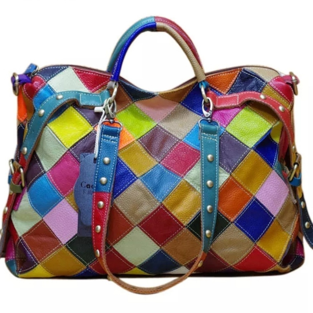 Casual Patchwork Purse/Tote
